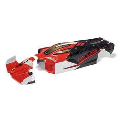 LIMITLESS Painted Decaled Trimmed Body (Red/Black) by Arrma