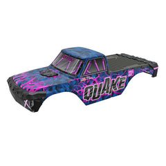 QUAKE Painted Decaled Trimmed Body Set (Purple) by Arrma