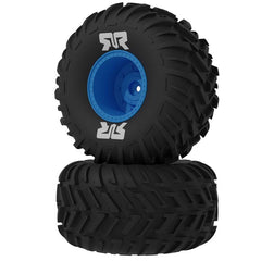 dBoots Cut Chevron MT Tire Set Glued - Blue by Arrma