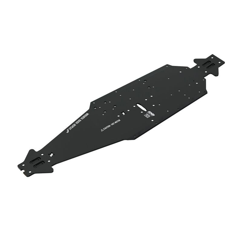ALUMINUM CHASSIS CNC 7075 T6 XLWB (BLACK) (1pc) by Arrma