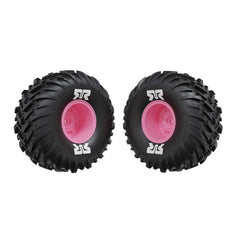 dBoots Cut Chevron MT Tire Set Glued - Pink Gorgon 14mm Hex by ARRMA