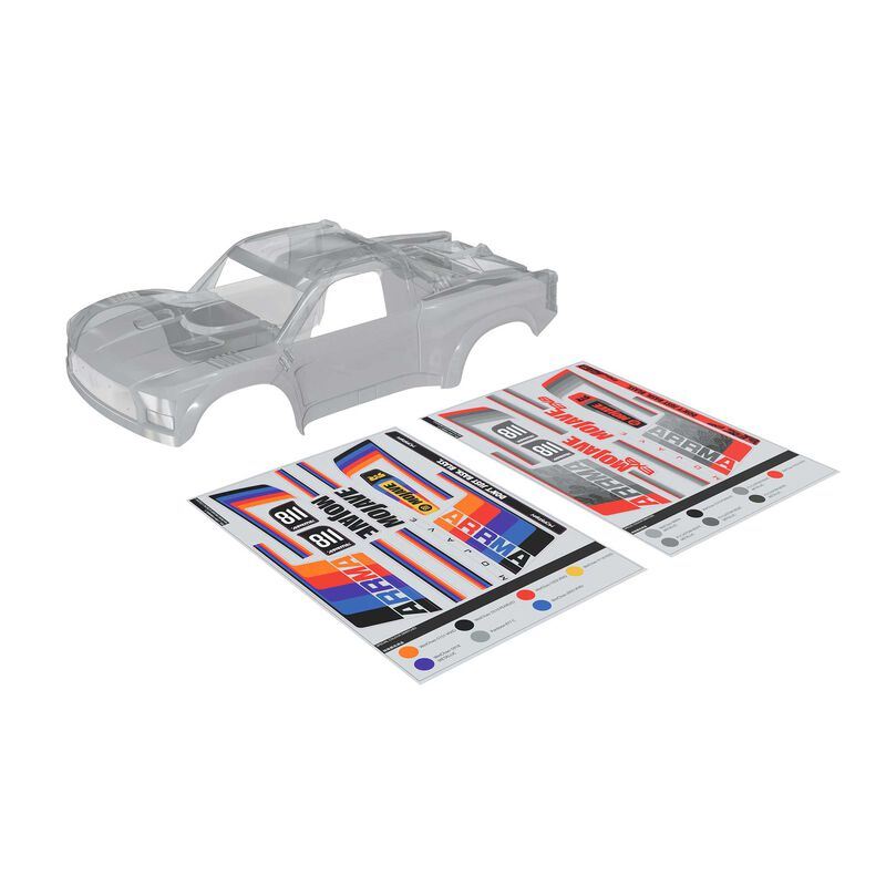 MOJAVE 6S BLX CLEAR BODYSHELL (INC. DECALS) by Arrma