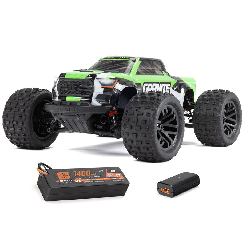 1/18 GRANITE GROM MEGA 380 Brushed 4X4 Monster Truck RTR with Battery &amp; Charger