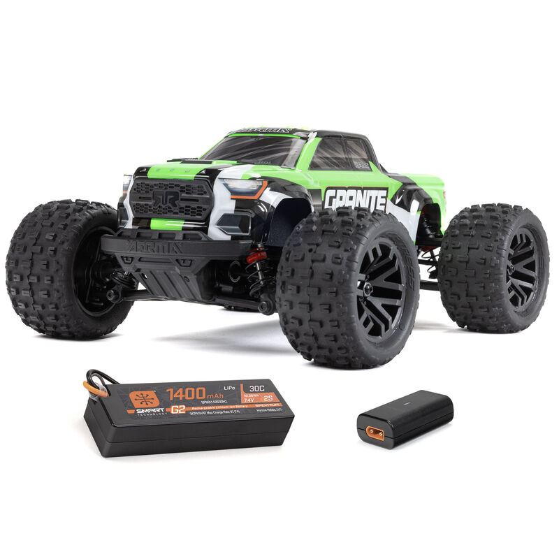 1/18 GRANITE GROM MEGA 380 Brushed 4X4 Monster Truck RTR with Battery & Charger,