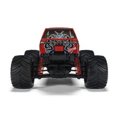 1/16 GORGON GROM 4X4 RTR Brushed Monster Truck (Battery & Charger Included), Red