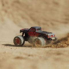 1/16 QUAKE GROM 4X4 RTR Brushed Monster Truck (Battery & Charger Included), Red
