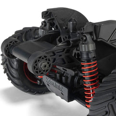 1/16 QUAKE GROM 4X4 RTR Brushed Monster Truck (Battery & Charger Included), Red