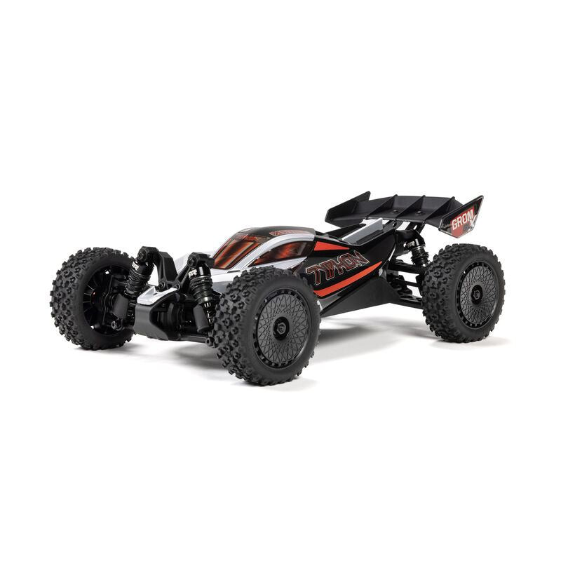 TYPHON GROM 223S BLX Brushless 4X4 Small Scale 1/14 Buggy RTR, Silver by ARRMA (