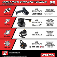 1/12 ARRMA INFRACTION GROM 3S 80kph+ RTR RC Car Requires Battery and Charger