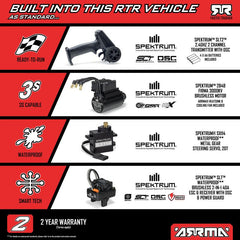 1/16 ARRMA MINI KRATON 3S Red (Requires Battery and Charger) by ARRMA