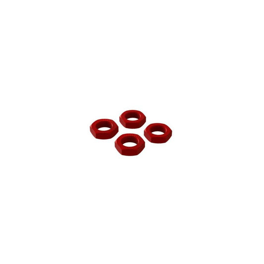 AR310906 Aluminum Wheel Nut 17mm Red (4) by ARRMA
