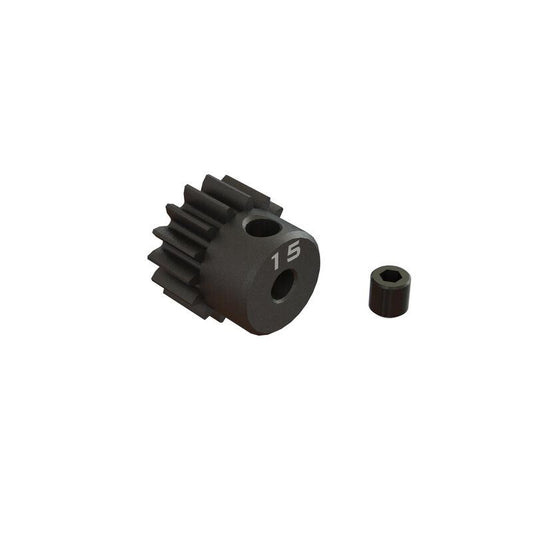 15T 0.8Mod 1/8 Inch Bore CNC Steel Pinion Gear by ARRMA