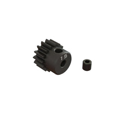 15T 0.8Mod 1/8 Inch Bore CNC Steel Pinion Gear by ARRMA