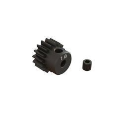 16T 0.8Mod 1/8" Bore CNC Steel Pinion Gear by ARRMA