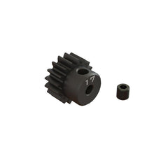 17T 0.8Mod 1/8 Inch Bore CNC Steel Pinion Gear by ARRMA