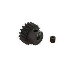 18T 0.8Mod 1/8 Bore CNC Steel Pinion Gear by Arrma