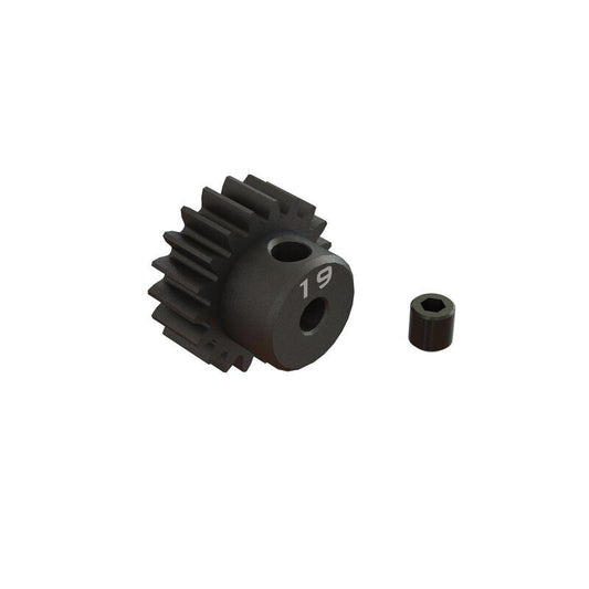 19T 0.8Mod 1/8 Bore CNC Steel Pinion Gear by Arrma