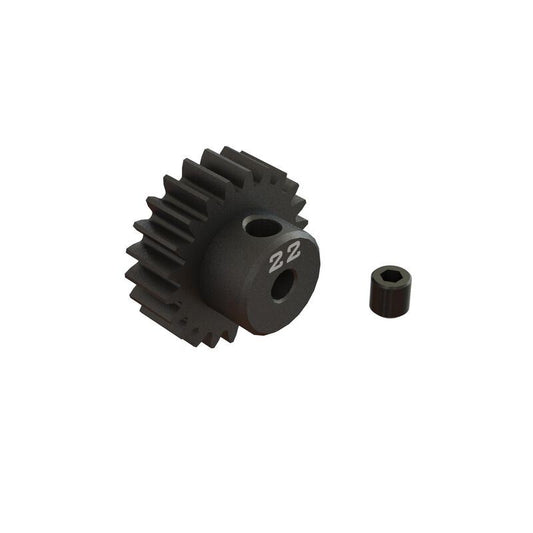 22T 0.8Mod 1/8 Bore CNC Steel Pinion Gear by ARRMA