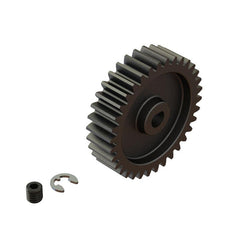 34T Mod1 Safe-D5 Pinion Gear fits 5mm Motor Shaft, by ARRMA