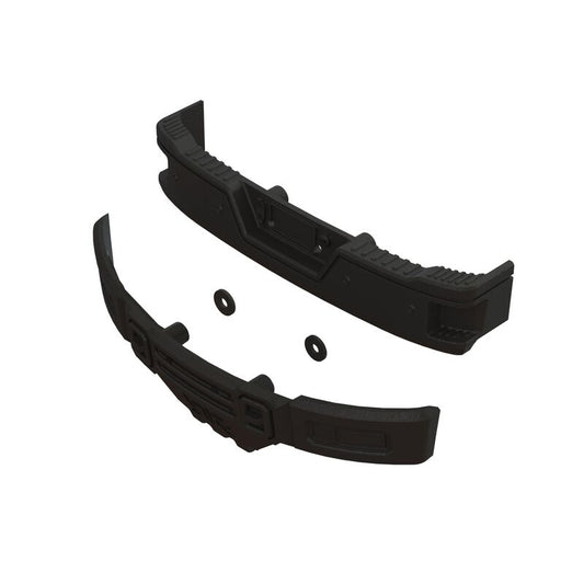 Bumper Set Black 4x4 3S BLX Big Rock by ARRMA
