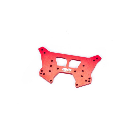 Rear Shock Tower CNC 7075 T6 Aluminum RS Red by Arrma