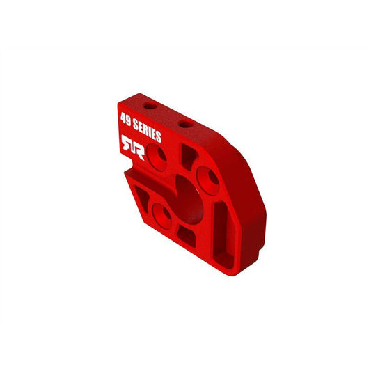 Aluminum Motor Plate 49 Series Red by Arrma
