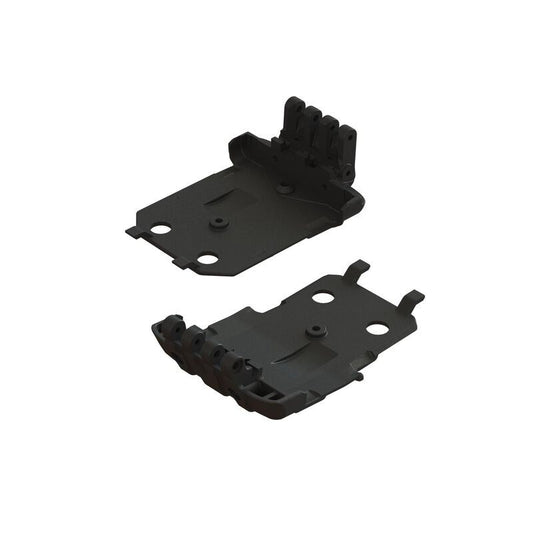 Lower Skidplates (2) 4S V2 Kraton and Outcast by ARRMA