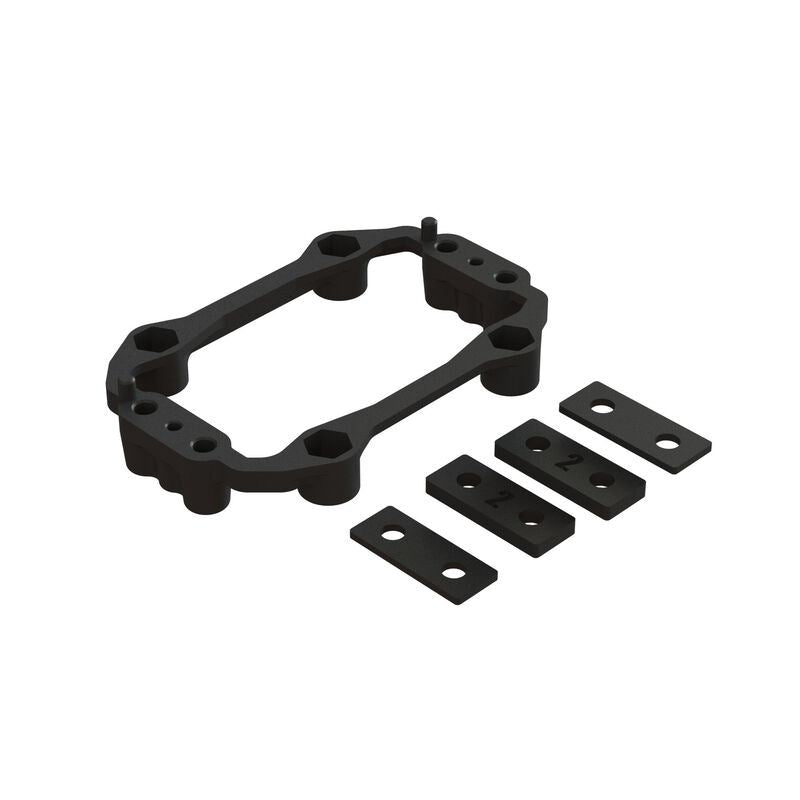Aluminum Servo Mount Plastic Holder Set by Arrma