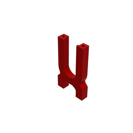 Aluminum Center Diff Holder Red by Arrma