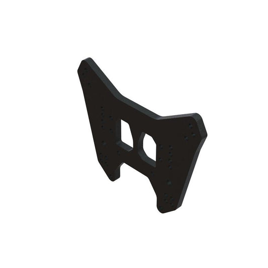 Rear Shock Tower Aluminum Black by Arrma