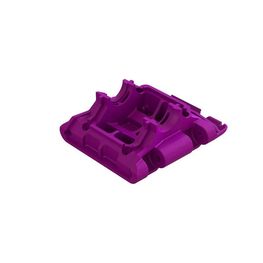 Rear Lower Skid/Gearbox Mount (1pc) - Purple by Arrma