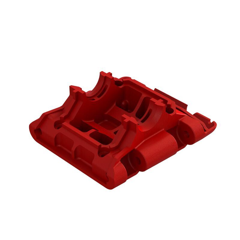 Rear Lower Skid/Gearbox Mount (1pc) - Red by Arrma