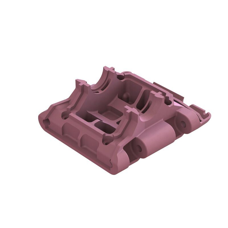 Rear Lower Skid/Gearbox Mount (1pc) - Pink by Arrma