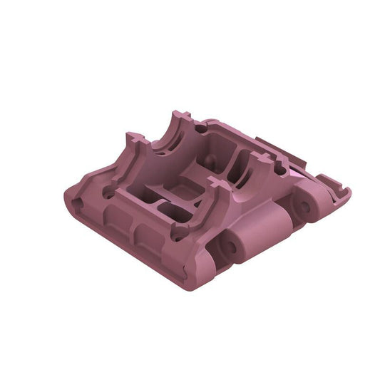Rear Lower Skid/Gearbox Mount (1pc) - Pink by Arrma