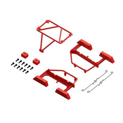 Desert Truck Body Roll Cage Set (Red) - GROM by ARRMA