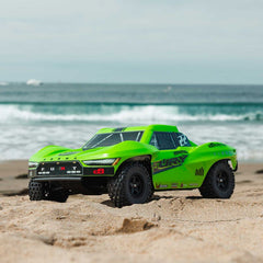 1/10 FURY MEGA 550 2WD Short Course Truck RTR, Green (Requires Battery and