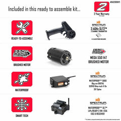 1/10 GORGON 2WD Ready-To-Assemble Kit Brushed Monster Truck (Battery & Charger I