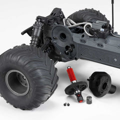 1/10 GORGON 2WD RTA Kit Brushed Monster Truck (Battery & Charger Included),