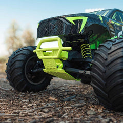 1/10 GORGON 2WD RTR Brushed Monster Truck (Battery & Charger Included), Yellow b