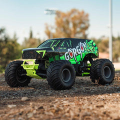 1/10 GORGON 2WD RTR Brushed Monster Truck (Battery & Charger Included), Yellow b