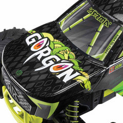 1/10 GORGON 2WD RTR Brushed Monster Truck (Battery & Charger Included), Yellow b