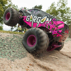 1/10 GORGON 2WD RTR Brushed Monster Truck (Battery & Charger Included), Purple b