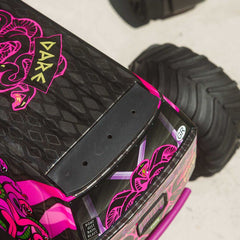 1/10 GORGON 2WD RTR Brushed Monster Truck (Battery & Charger Included), Purple b