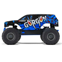 1/10 GORGON 2WD RTR Brushed Monster Truck, Blue (Needs Batt and Charger) by ARRM
