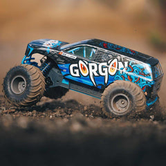 1/10 GORGON 2WD RTR Brushed Monster Truck, Blue (Needs Batt and Charger) by ARRM