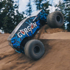 1/10 GORGON 2WD RTR Brushed Monster Truck, Blue (Needs Batt and Charger) by ARRM