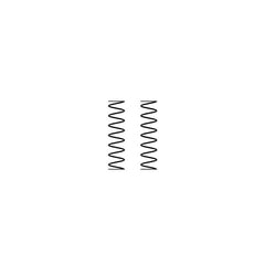 Arrma Shock Springs: 130mm 2.21N/mm (12.62lb/in)(2)