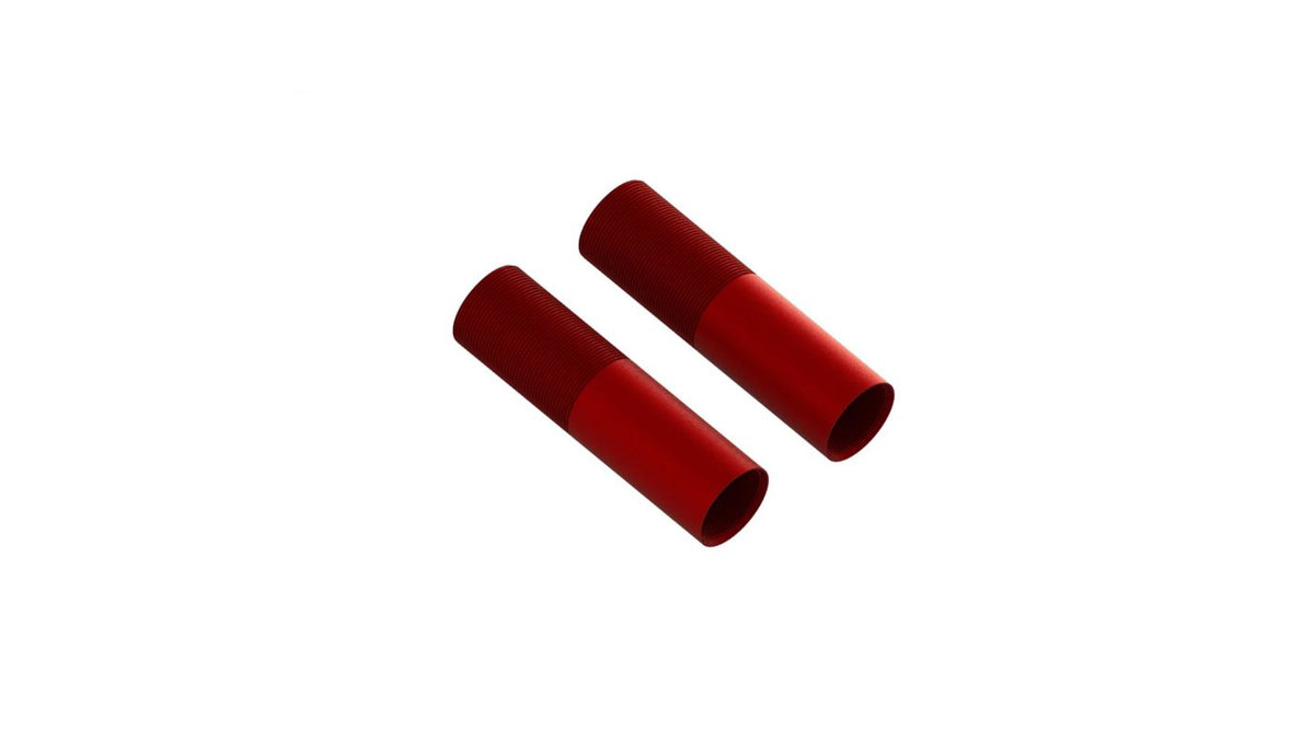 Aluminum Shock Body 24x83mm (Red) (2)