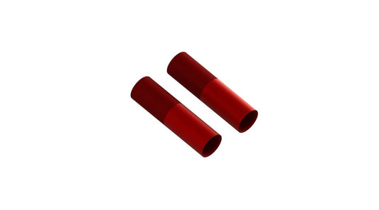 Aluminum Shock Body 24x83mm (Red) (2)