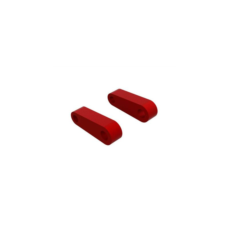 Arrma Aluminum Fr Suspension Mounts (Red) (2)